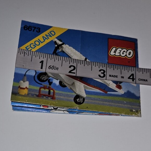 INSTRUCTIONS ONLY Lego Legoland 6673 Plane Manual Replacement INSTRUCTIONS ONLY - Picture 3 of 4